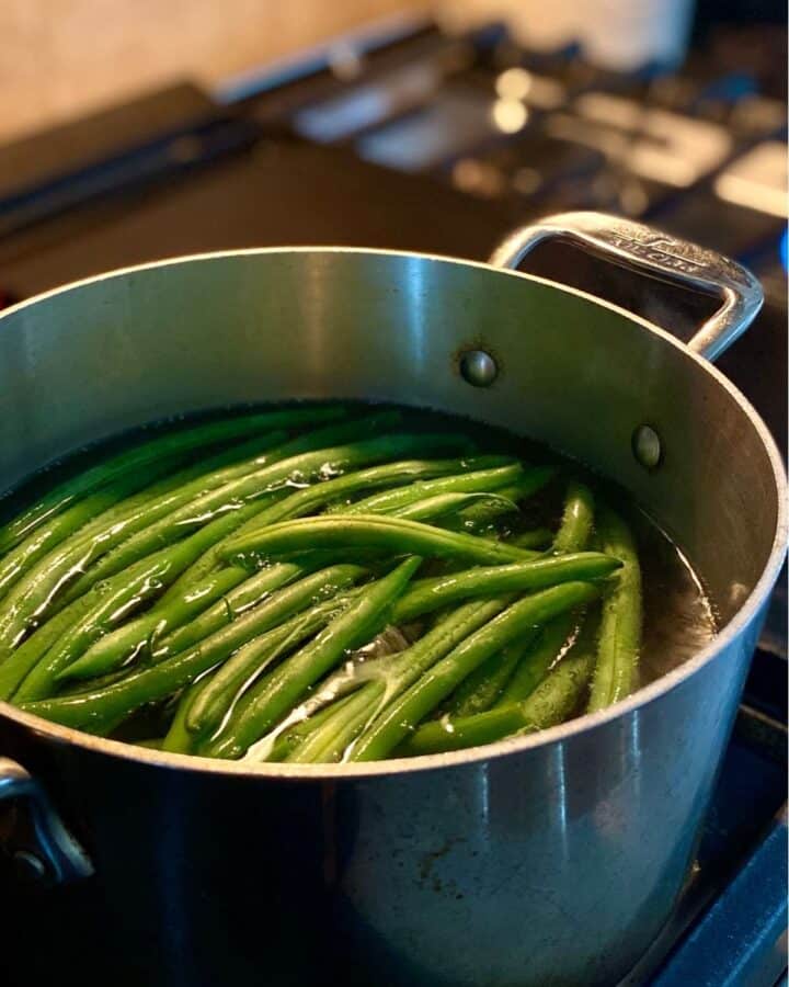 pot of beans boiling