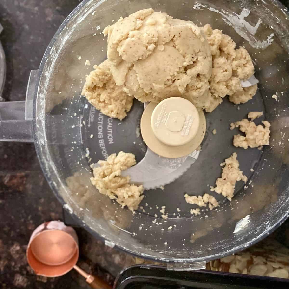 tart dough in bowl of food processor