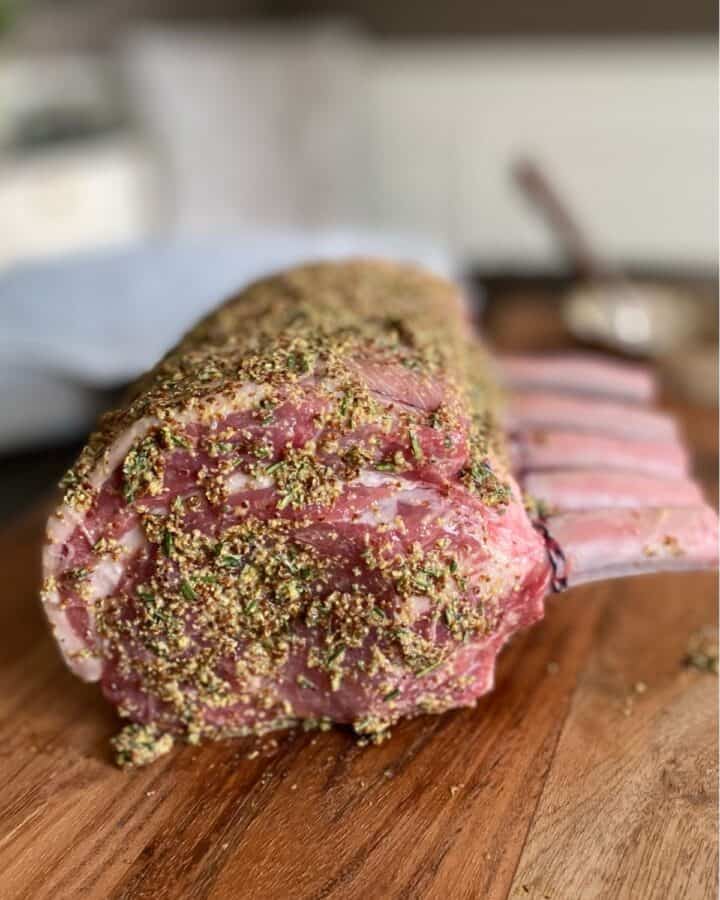 seasoned pork rib roast